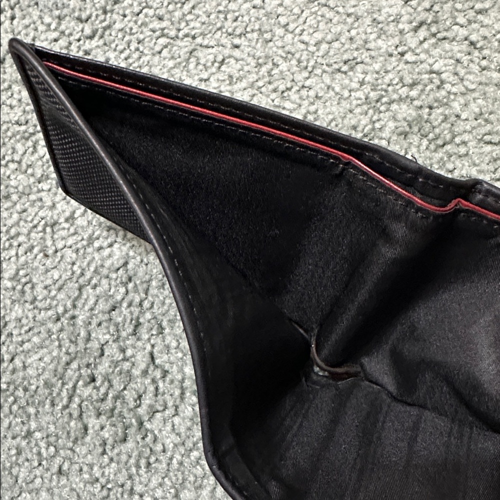 Tumi Alpha Double Billfold Wallet - Black Nylon / Leather - Picture 5 of 8